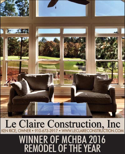 LeClaire Construction wins 2016 MCHBA Award for Home Remodel